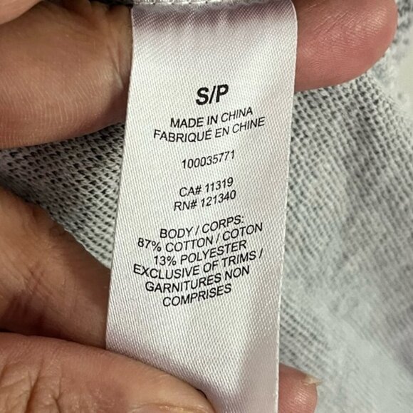 Dynamite Grey Marled Long Open Front Cardigan Jacket – Size P/S - Picture 8 of 13